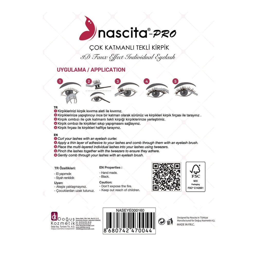 Nascita Drama Queen Multi-Layered Individual Lashes