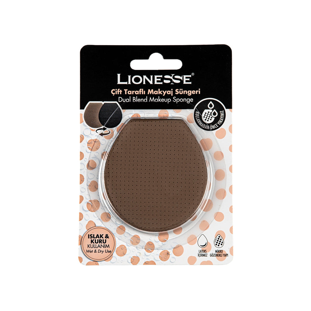 Lionesse Dual-Sided Makeup Sponge for Wet and Dry Use
