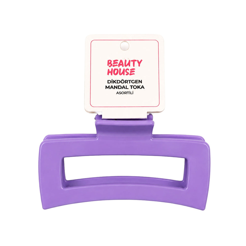 Beauty House Rectangular Claw Clip for Secure Hair Styling