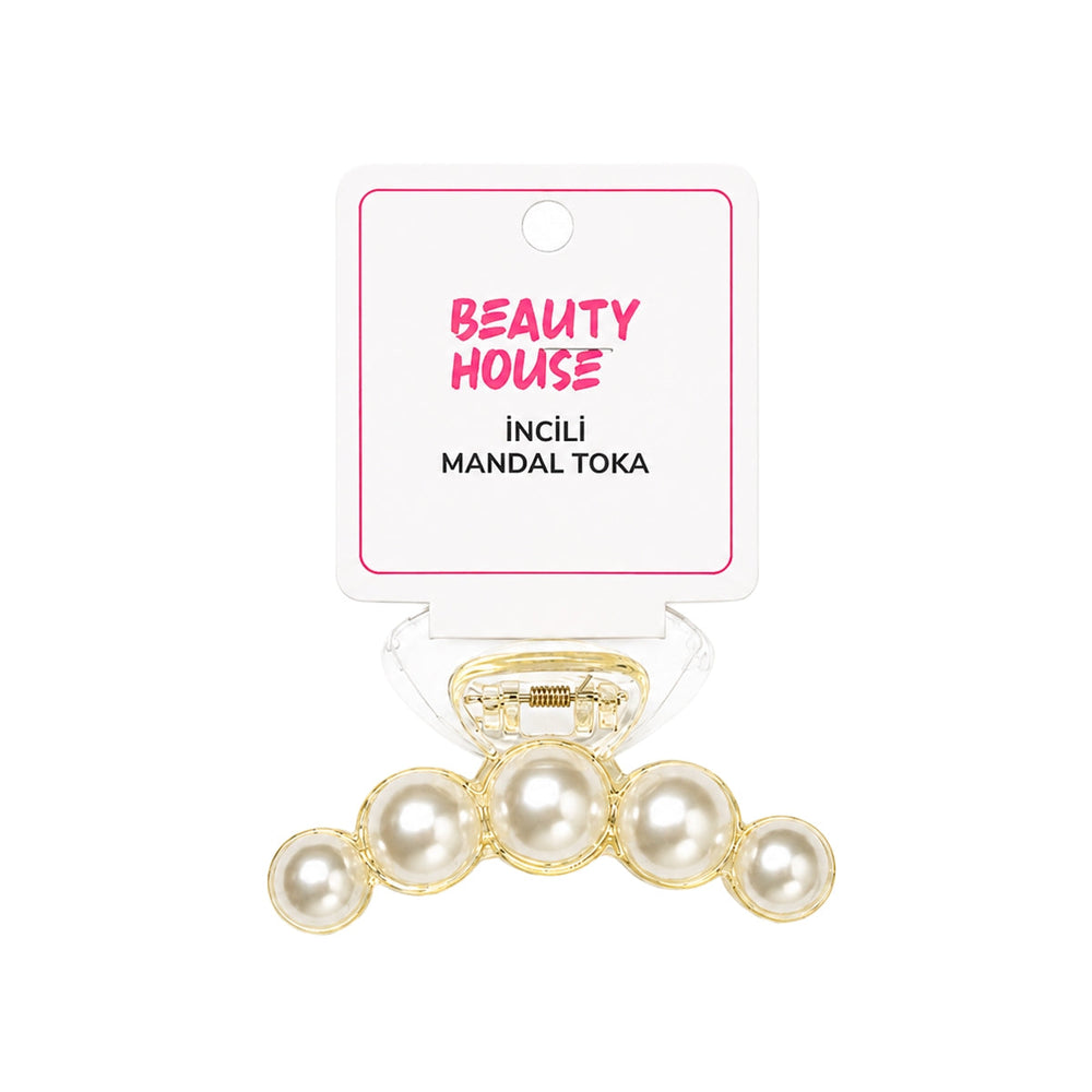 Beauty House Pearl Detail Claw Clip for Elegant Styling