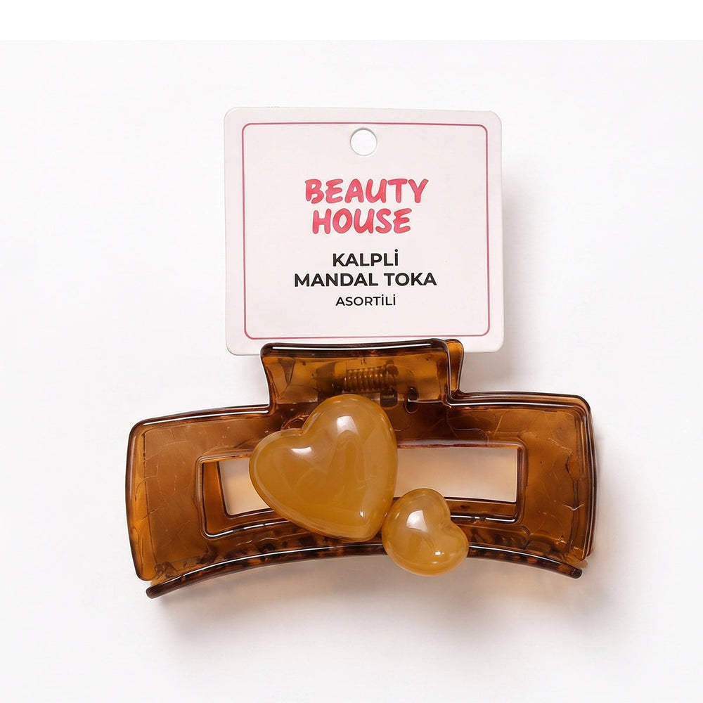 Beauty House Heart Claw Clip for Stylish Hair Styling 1 pc