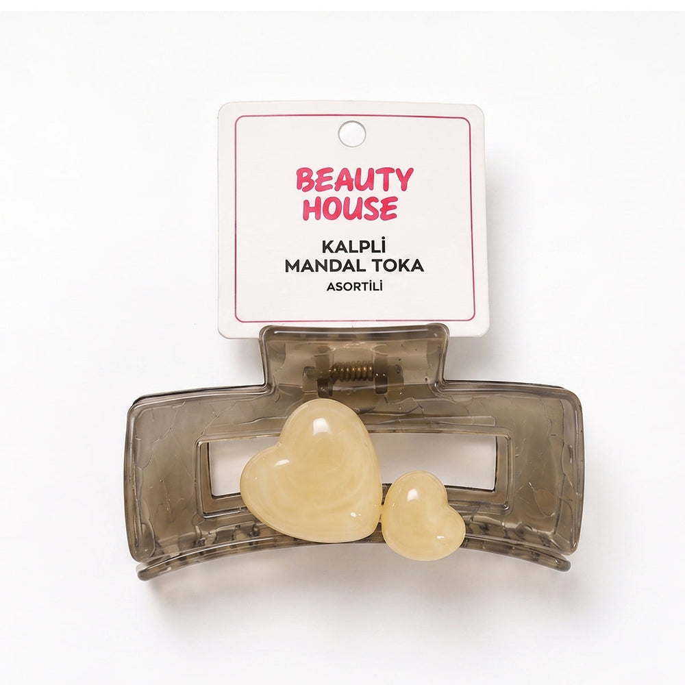 Beauty House Heart Claw Clip for Stylish Hair Styling 1 pc