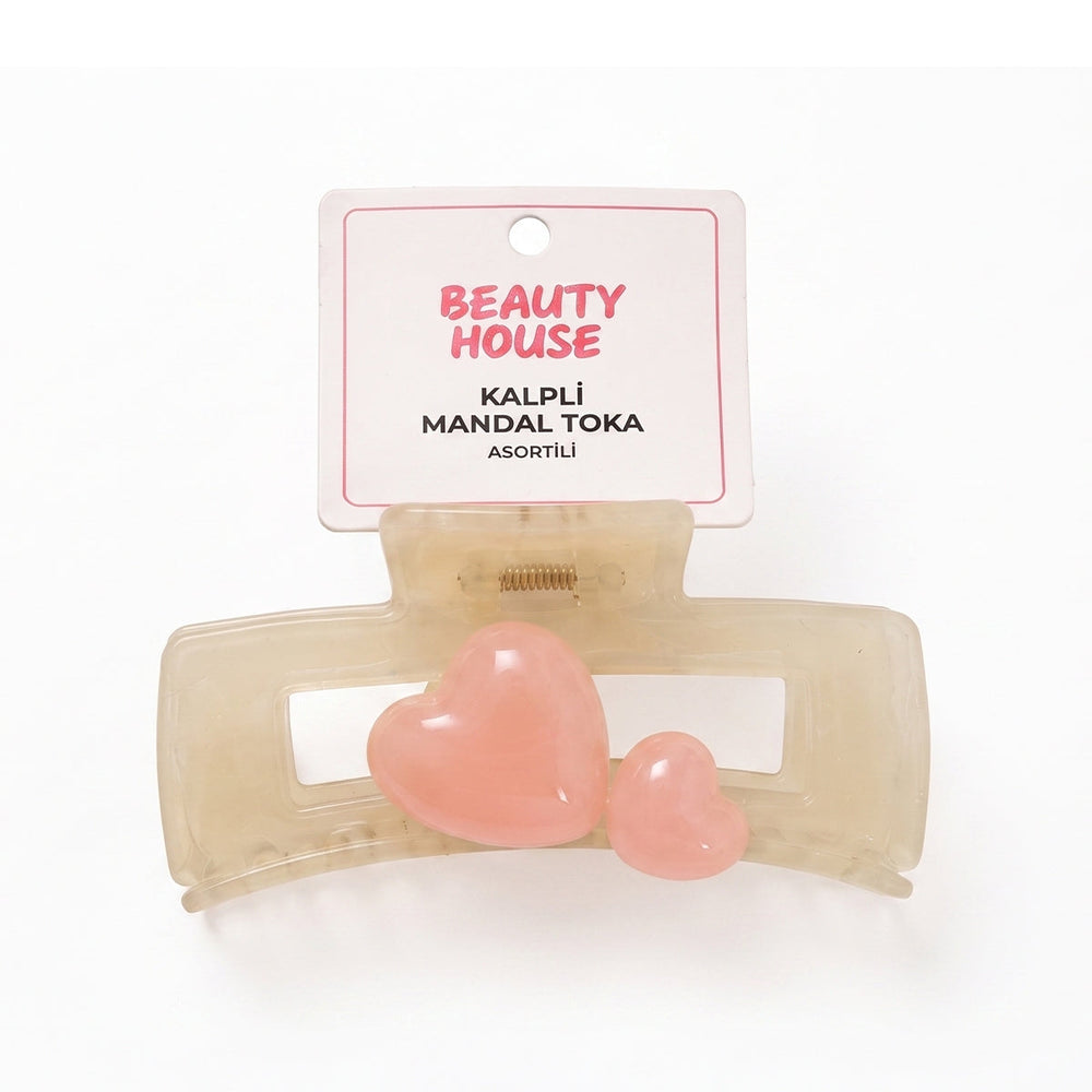 Beauty House Heart Claw Clip for Stylish Hair Styling 1 pc