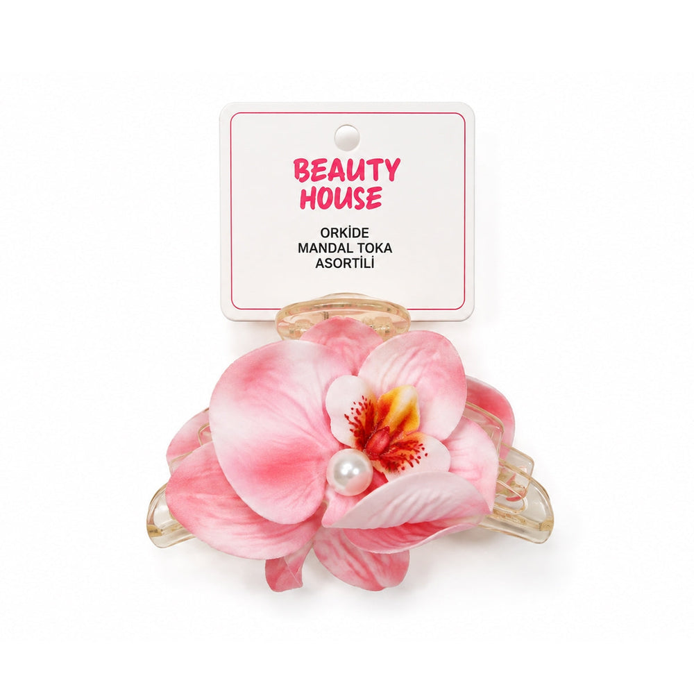 Beauty House Orchid Flower Hair Claw Clip 1 pc