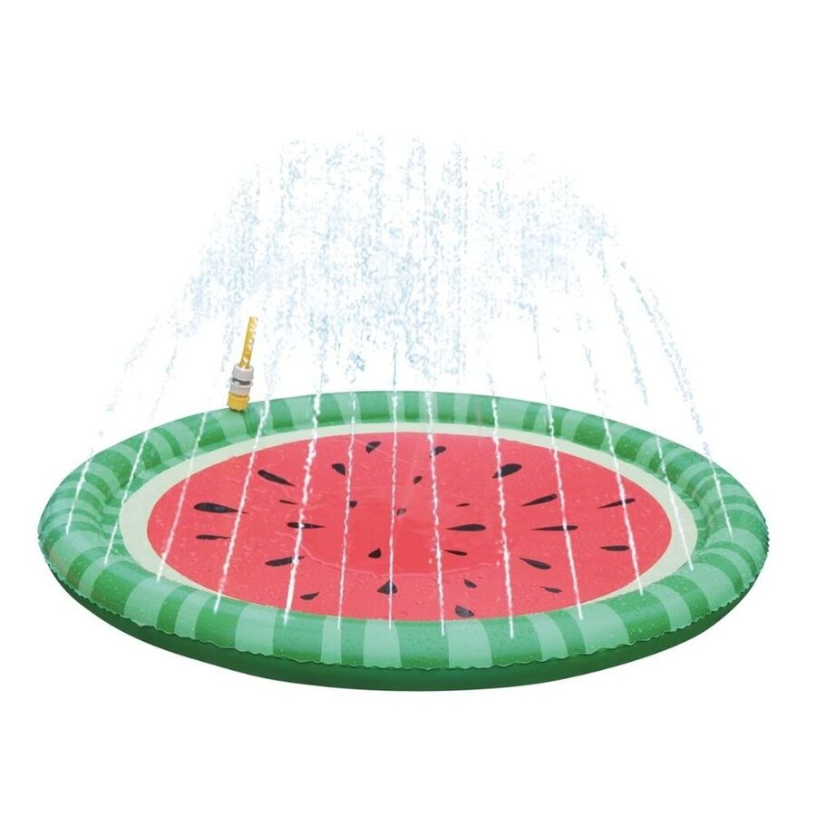 M-Pets Splash Aqua Mat Watermelon Sprinkler Play Pool for Pets 100cm (S)