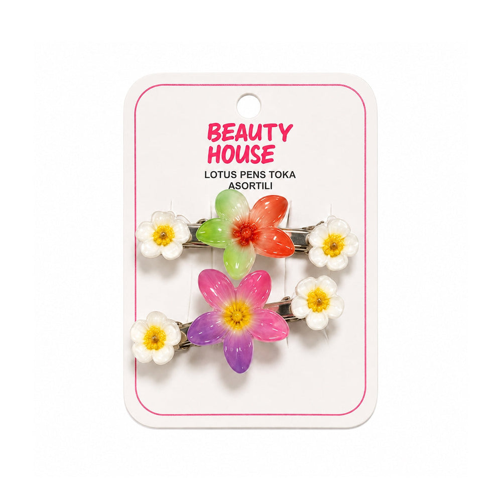 Beauty House Lotus Flower Hair Clip for Elegant Styling 1 pc