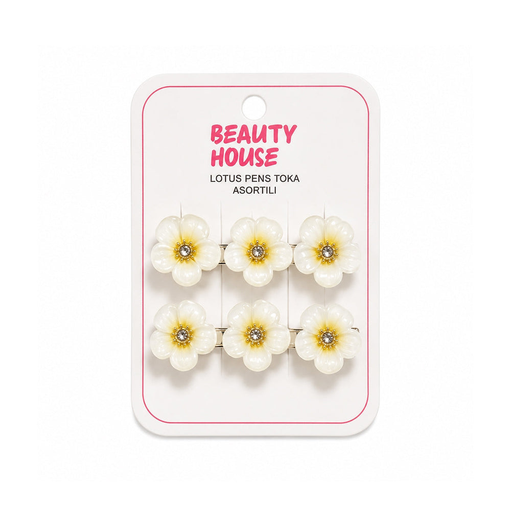 Beauty House Lotus Flower Hair Clip for Elegant Styling 1 pc