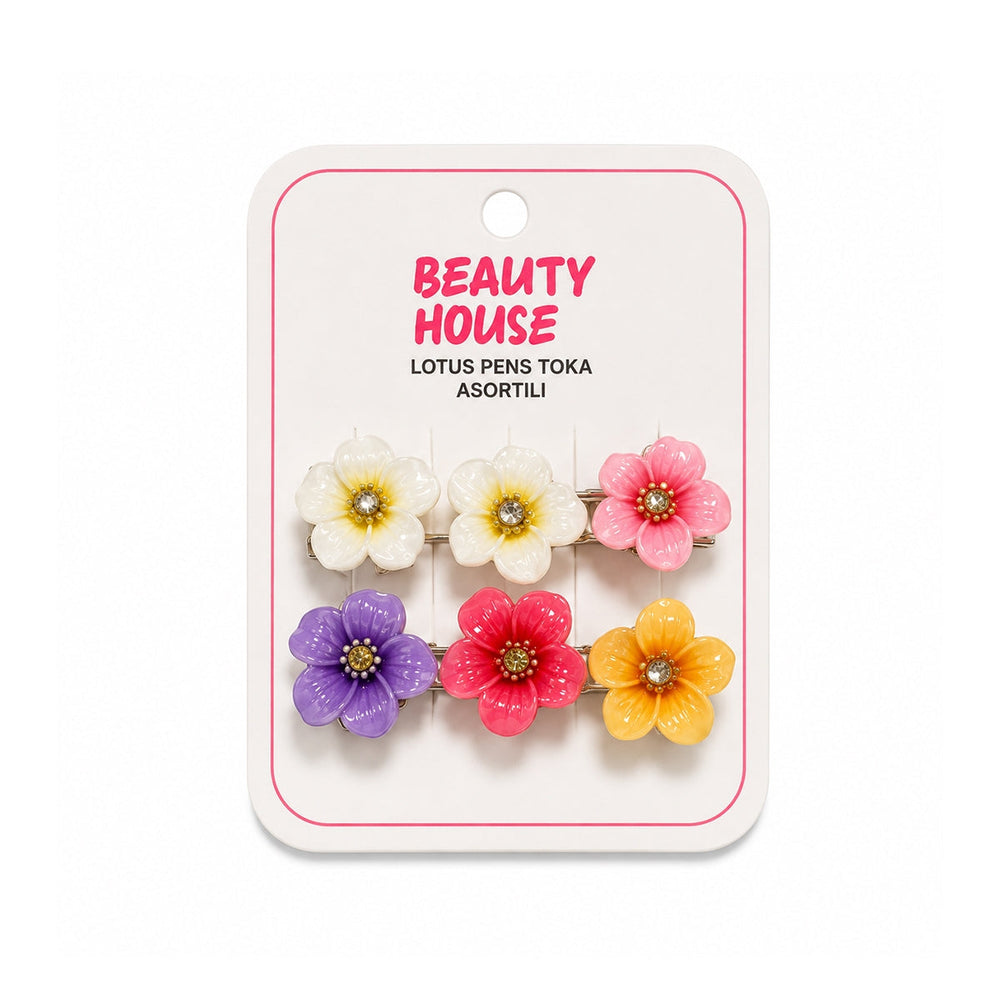 Beauty House Lotus Flower Hair Clip for Elegant Styling 1 pc