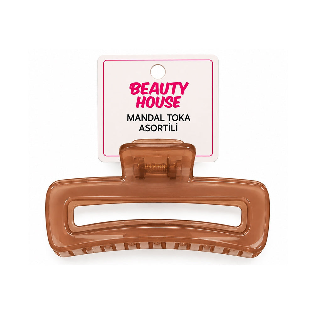 Beauty House Rectangular Claw Clip for Secure Styling 1 pc