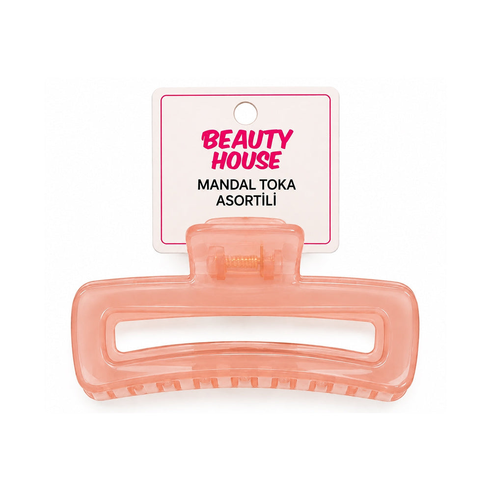 Beauty House Rectangular Claw Clip for Secure Styling 1 pc