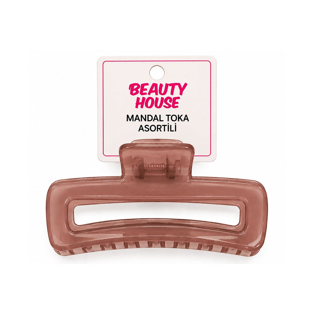 Beauty House Rectangular Claw Clip for Secure Styling 1 pc