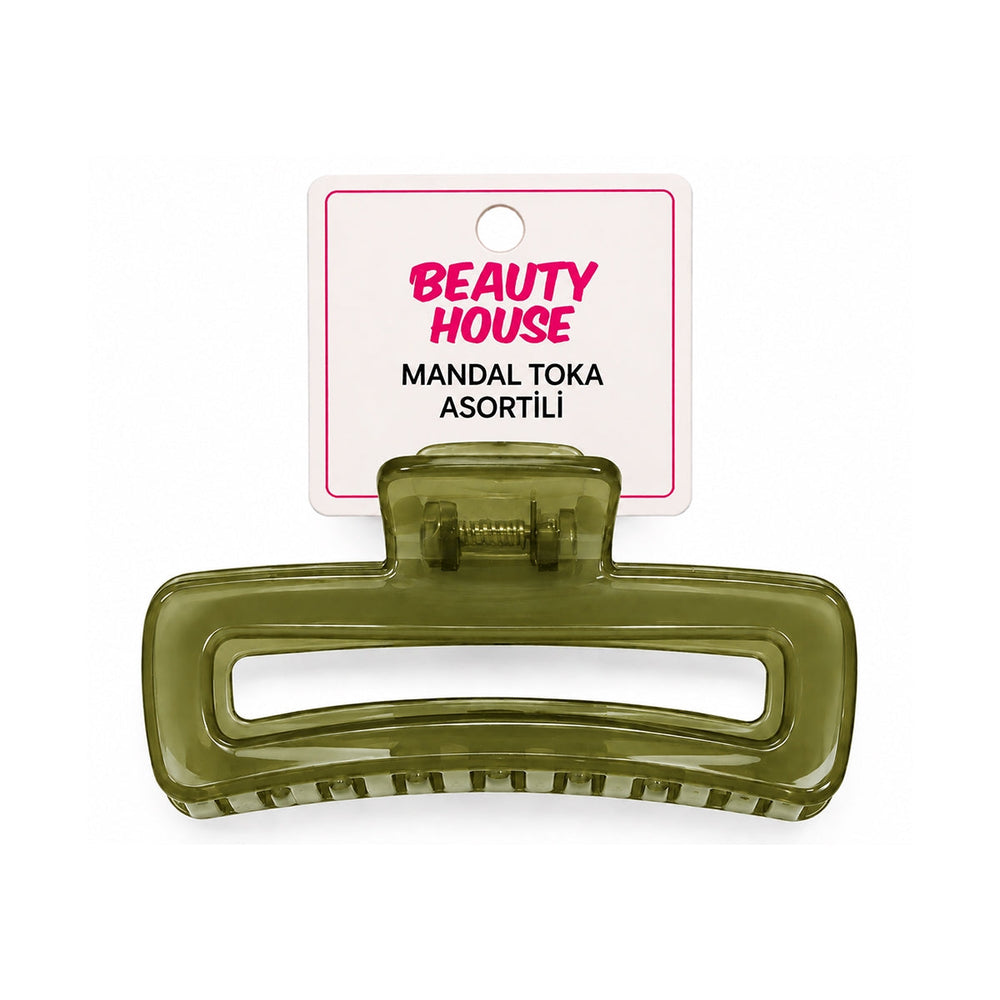 Beauty House Rectangular Claw Clip for Secure Styling 1 pc