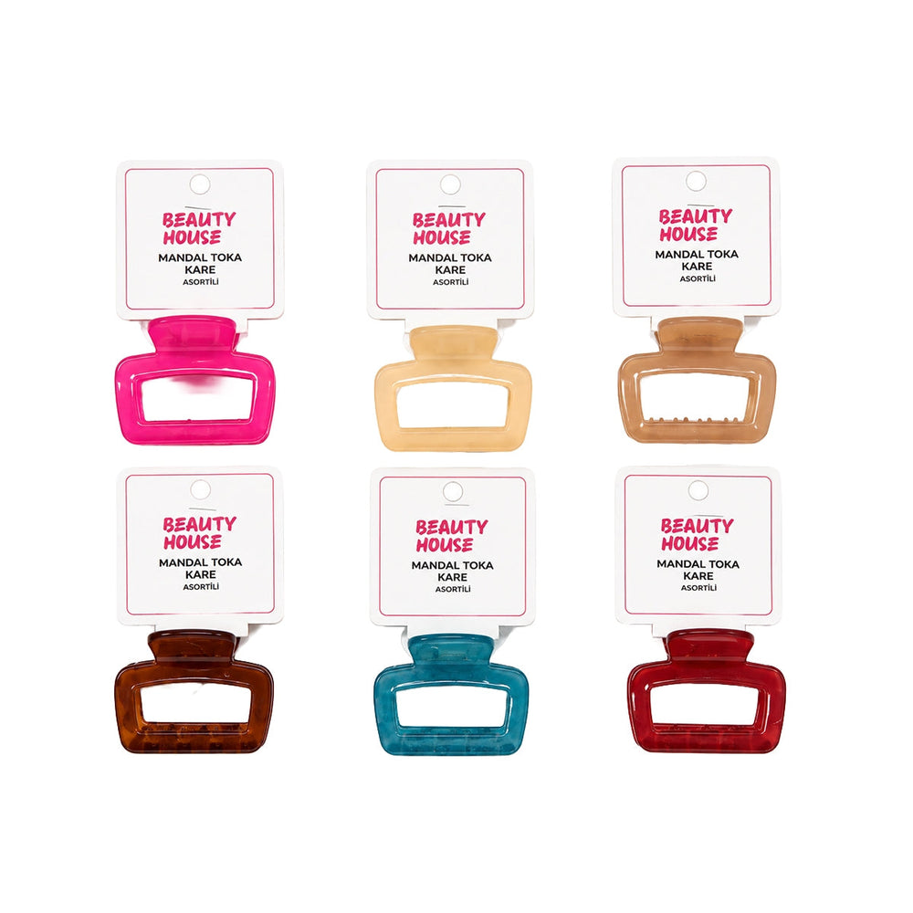 Beauty House Square Claw Hair Clip for Modern Styling 1 pc