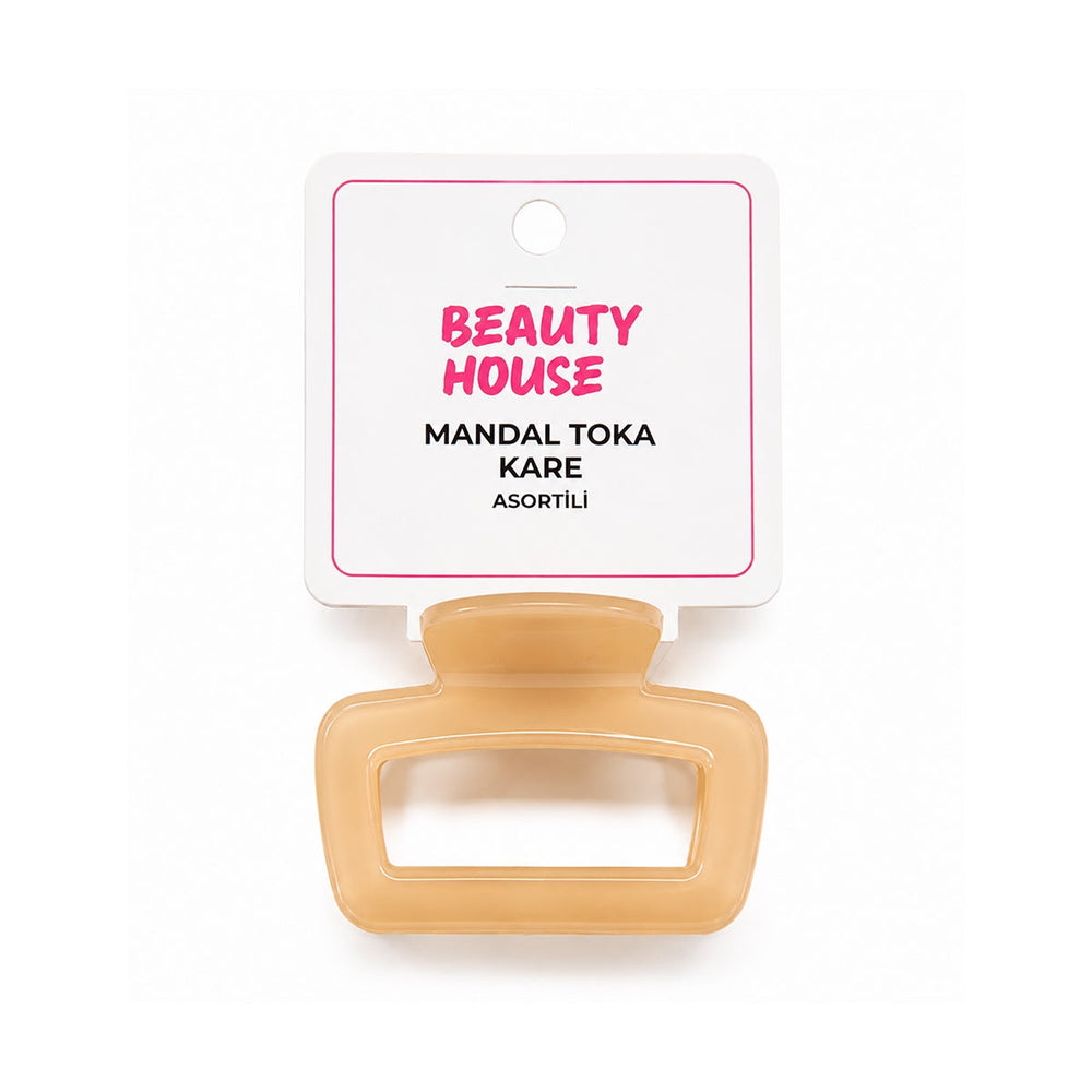 Beauty House Square Claw Hair Clip for Modern Styling 1 pc