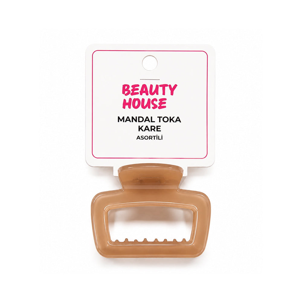 Beauty House Square Claw Hair Clip for Modern Styling 1 pc