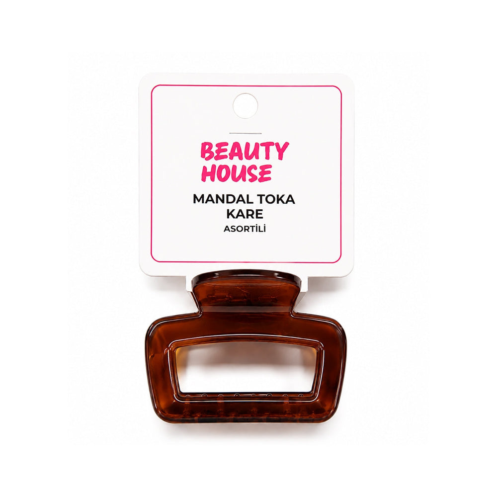 Beauty House Square Claw Hair Clip for Modern Styling 1 pc