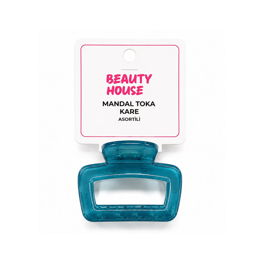 Beauty House Square Claw Hair Clip for Modern Styling 1 pc