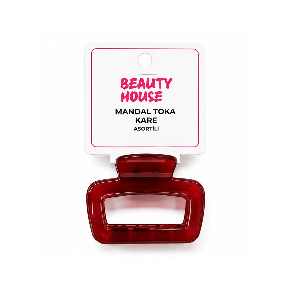 Beauty House Square Claw Hair Clip for Modern Styling 1 pc