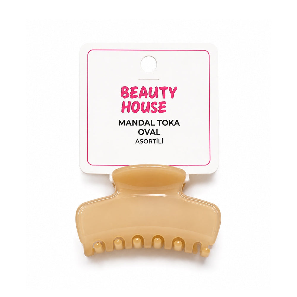 Beauty House Oval Claw Hair Clip for Daily Styling 1 pc