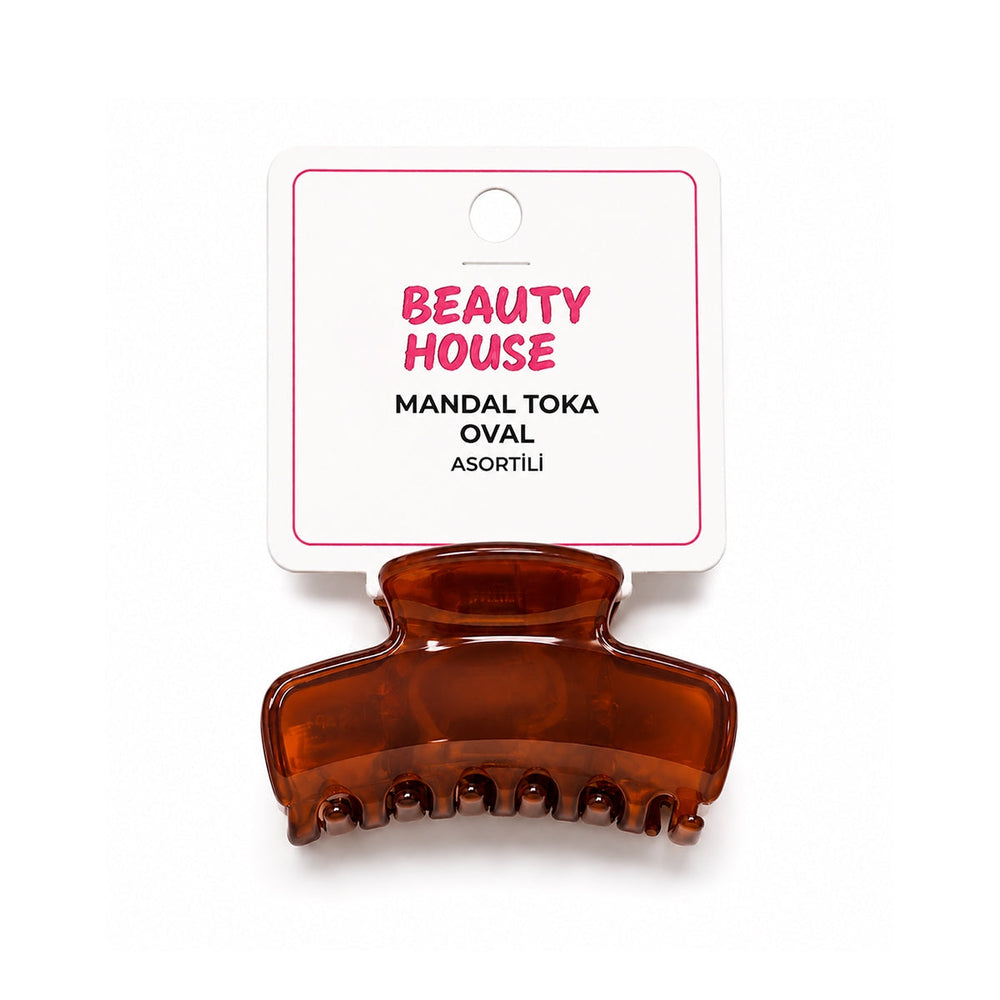 Beauty House Oval Claw Hair Clip for Daily Styling 1 pc