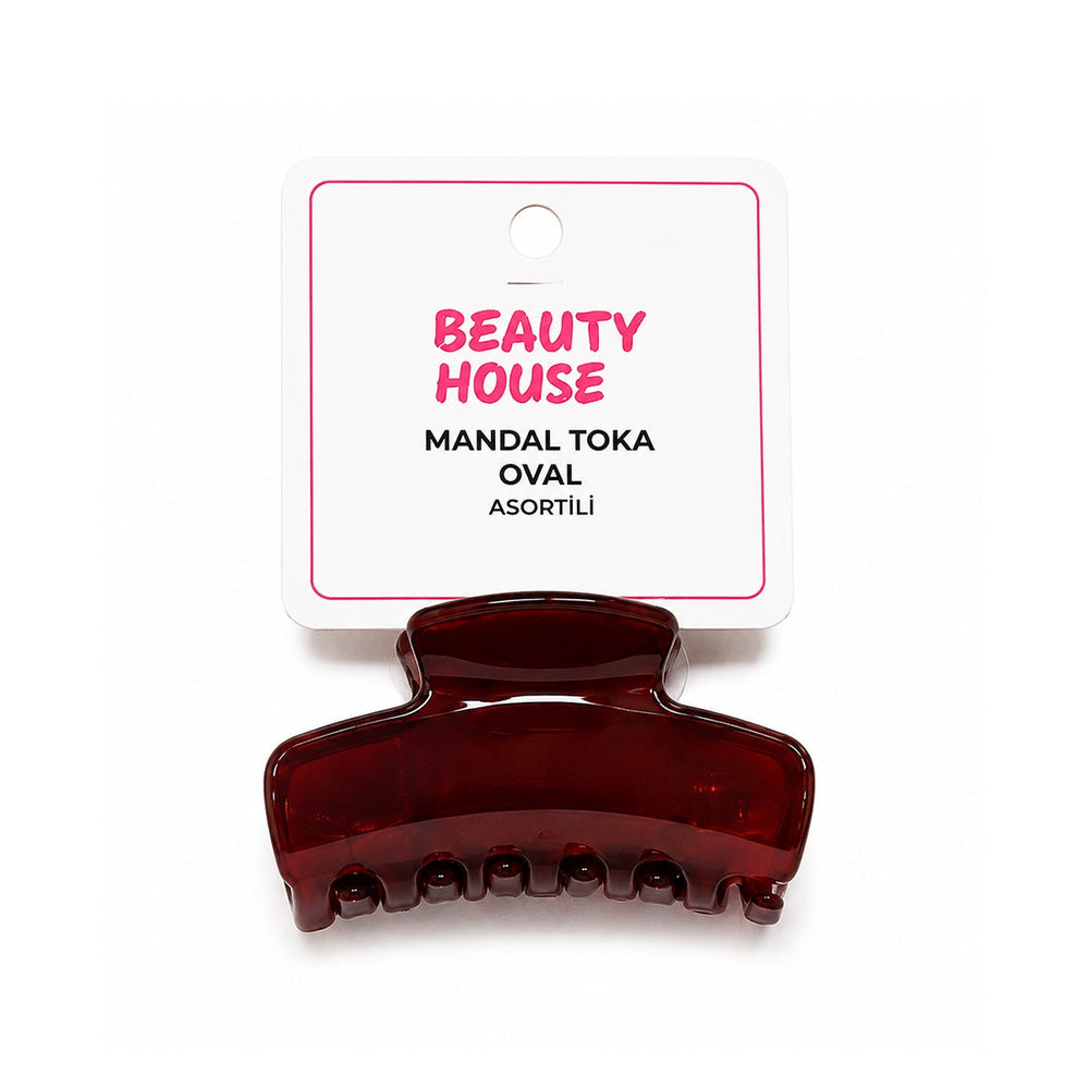 Beauty House Oval Claw Hair Clip for Daily Styling 1 pc