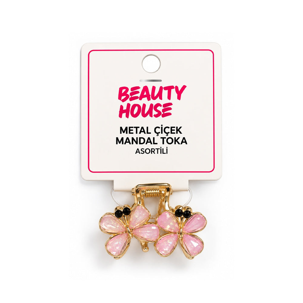 Beauty House Metal Flower Claw Clip Elegant Hair Accessory 1pc