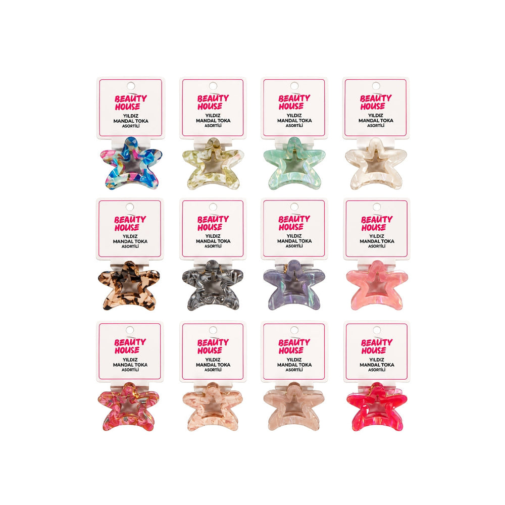 Beauty House Star Claw Clip Fun Hair Accessory 1pc