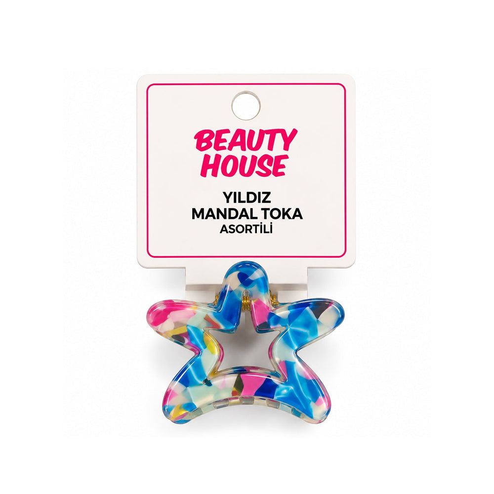 Beauty House Star Claw Clip Fun Hair Accessory 1pc