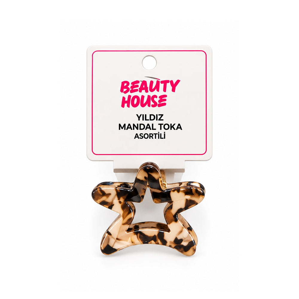 Beauty House Star Claw Clip Fun Hair Accessory 1pc