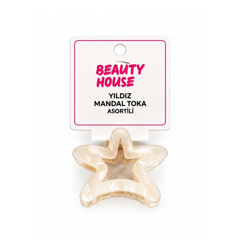 Beauty House Star Claw Clip Fun Hair Accessory 1pc