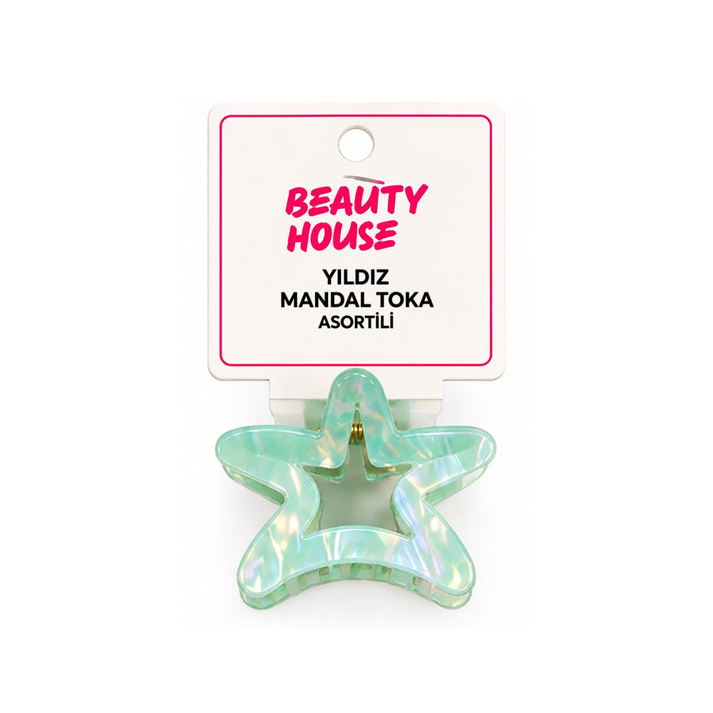 Beauty House Star Claw Clip Fun Hair Accessory 1pc