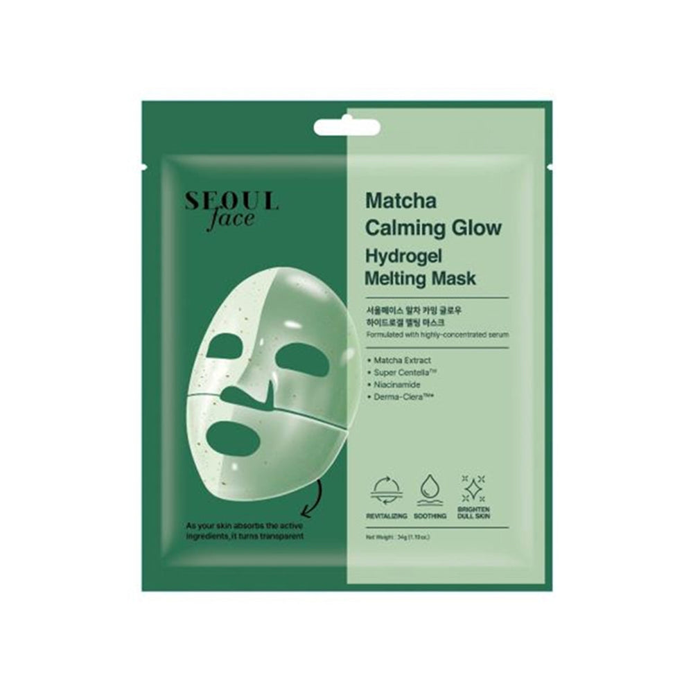 Dermal Seoul Face Matcha Soothing Melting Face Mask 1 Count