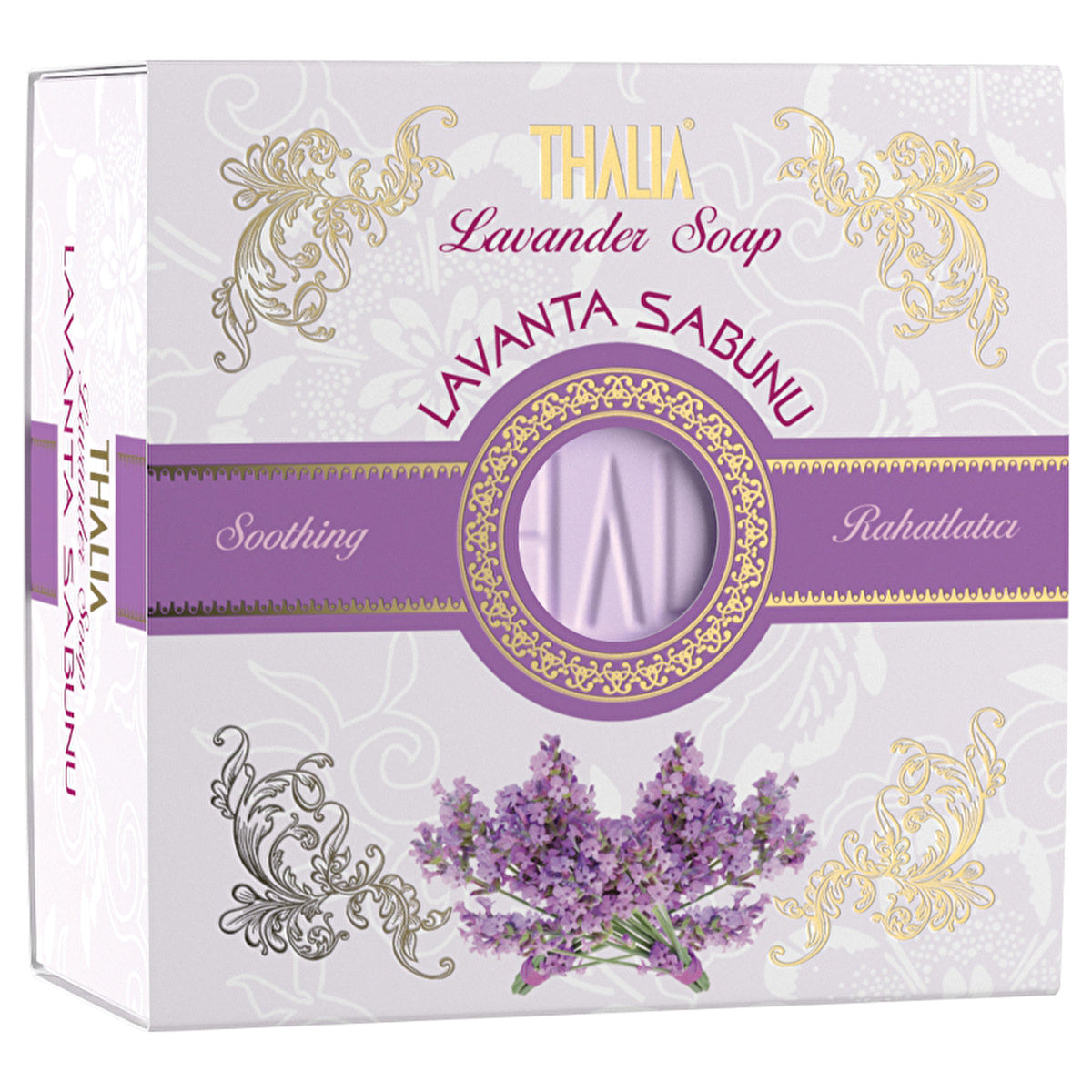 Thalia Natural Lavender Soap 150g - Nourishing Formula | Eco-Friendly - Image #1