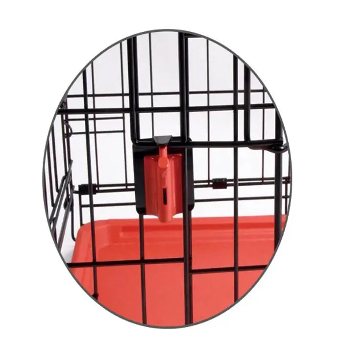 M-Pets Voyager Two-Door Small Dog Crate Red 61x46x48cm