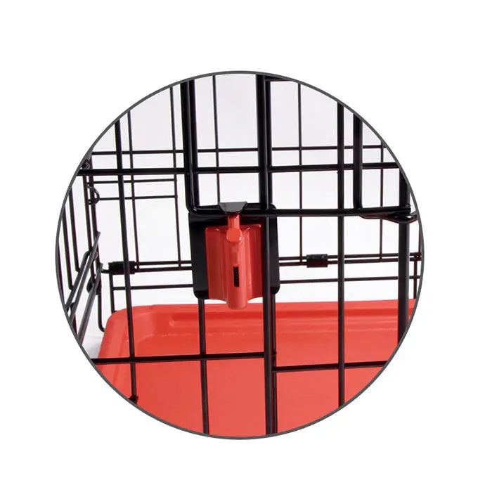 M-Pets Voyager Double Door XLarge Dog Crate Red 106x71x76cm