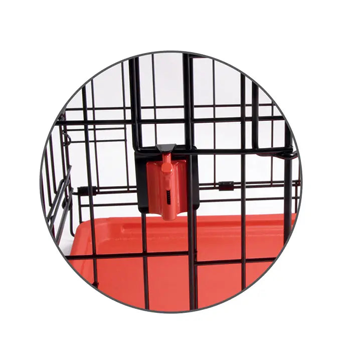 M-Pets Voyager Double Door XXLarge Dog Crate Red 122x76x84cm