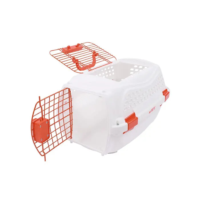 M-Pets Eco Giro Pet Carrier Small White & Orange