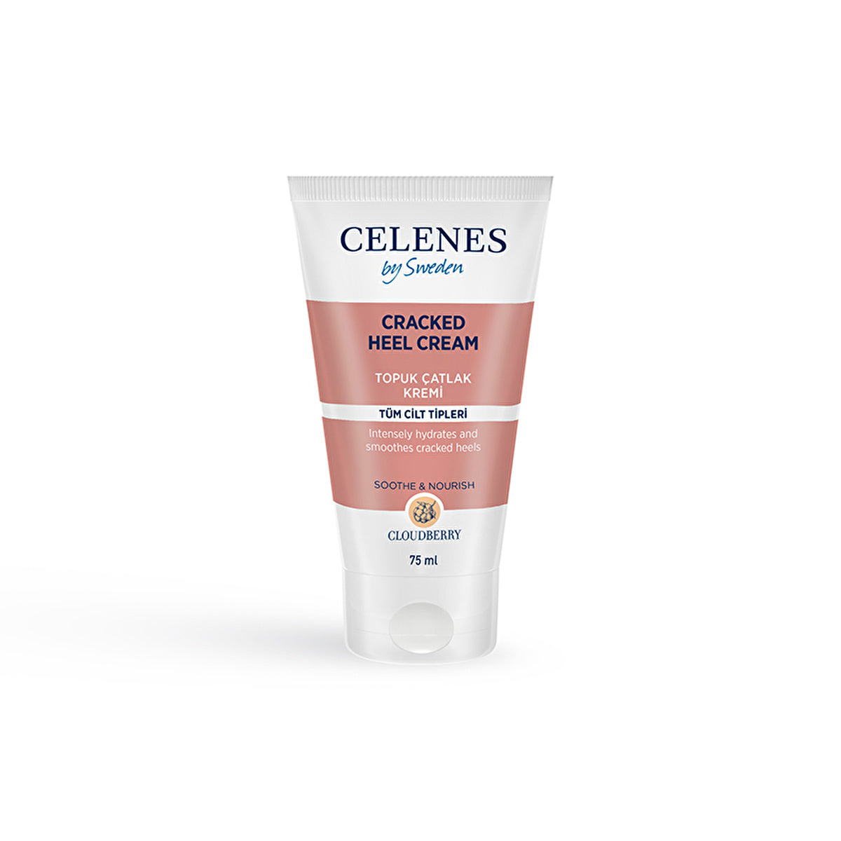 Celenes Cloudberry Cracked Heel Cream 75ml - Intensively Moisturizing - Image #1