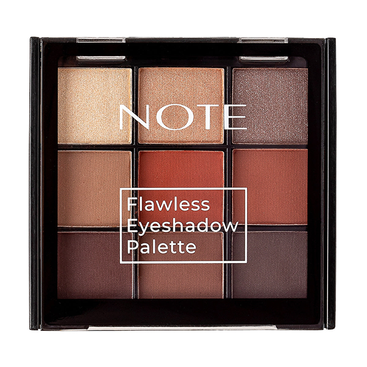 Note Flawless Eyeshadow Palette 01 Sunset Shine - Vibrant Colors