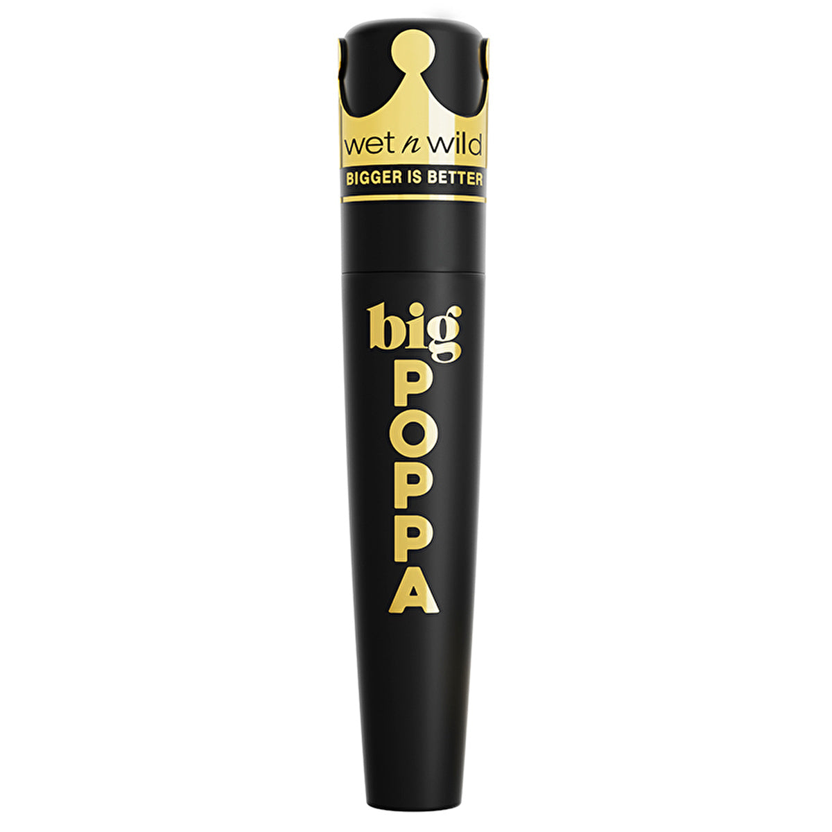 Wet n Wild Big Poppa Mascara Blackest Black - Volumizing & Lengthening | Cruelty-Free - Image #2