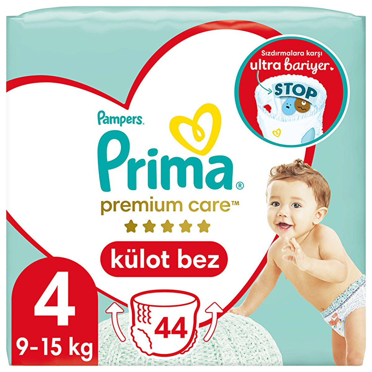 Prima Premium Care Diapers Size 4 - 44 Count | Maxi Pack