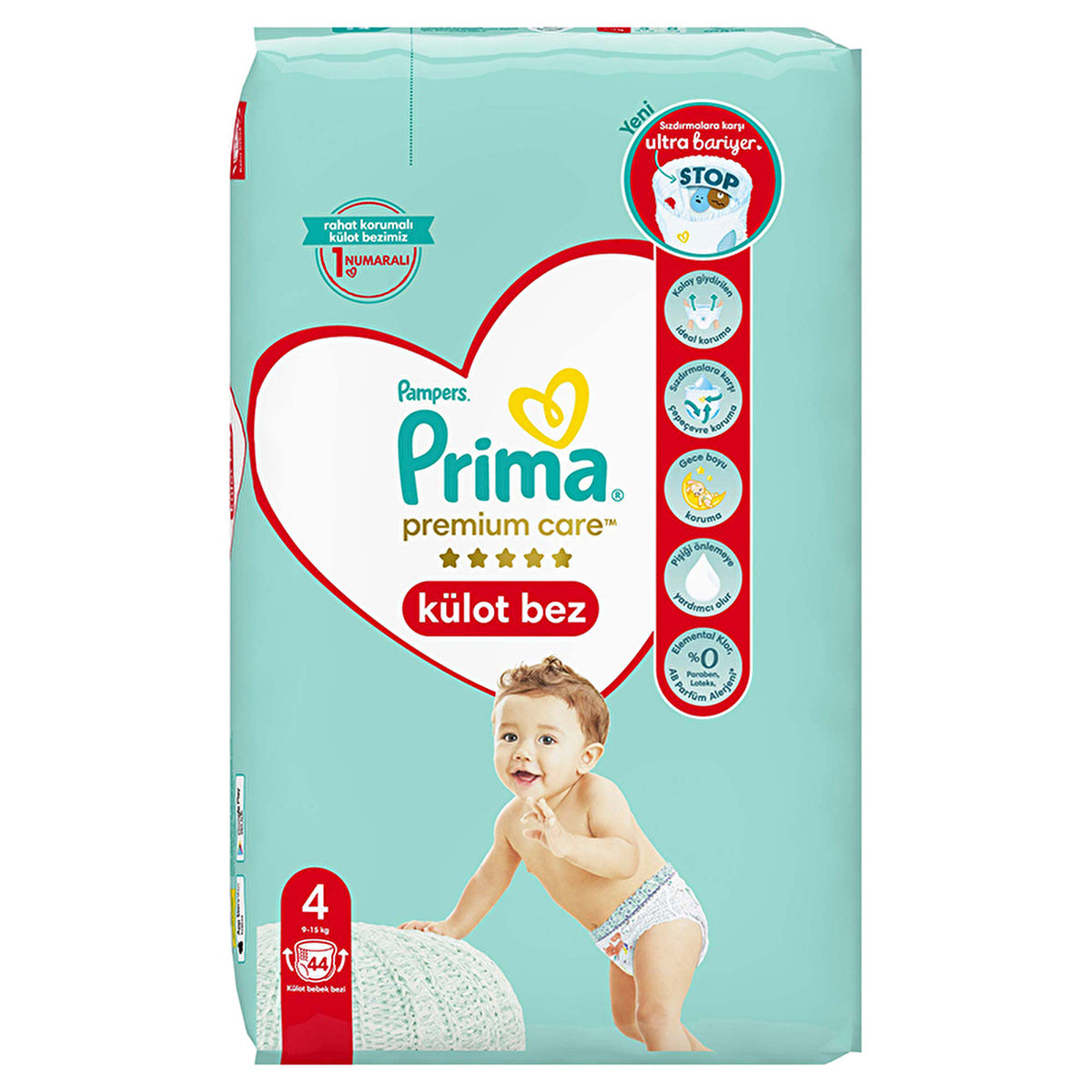 Prima Premium Care Diapers Size 4 - 44 Count | Maxi Pack