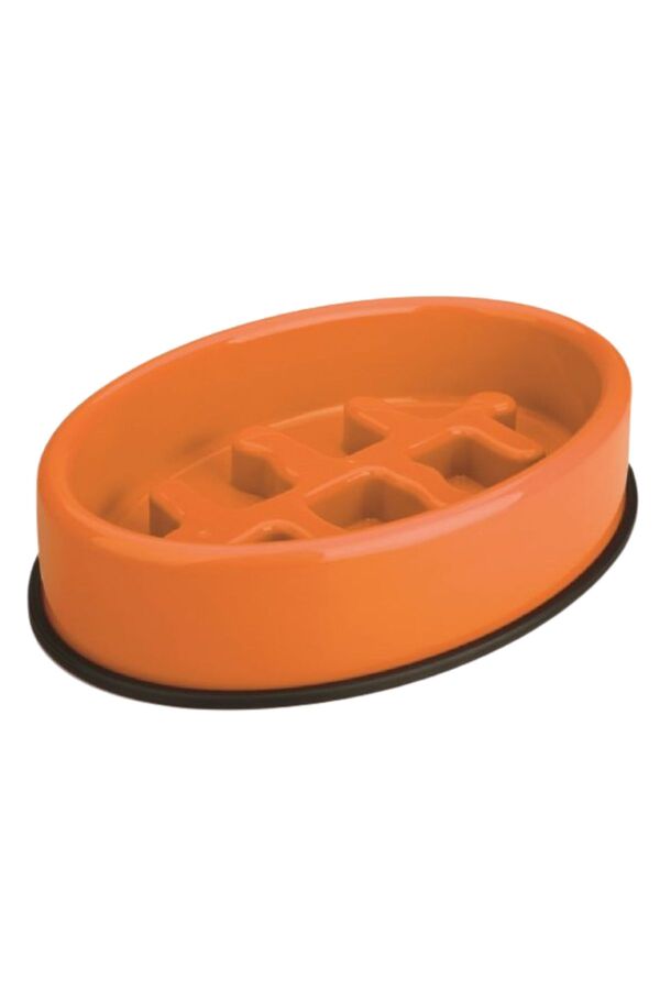 M-Pets Fishbone Slow Feeder Pet Bowl for Healthy Digestion 1200ml