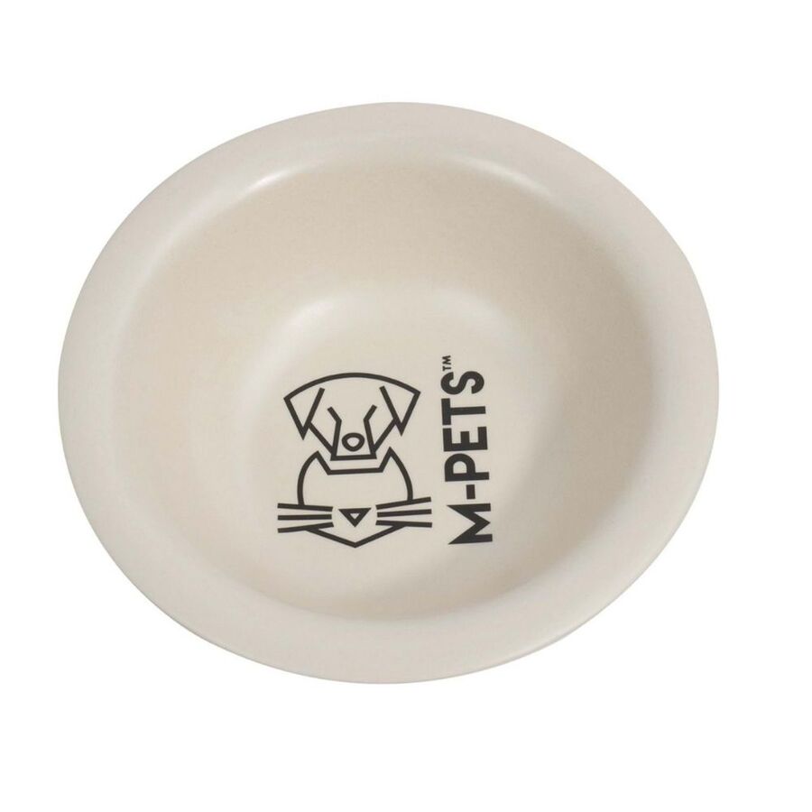 M-Pets Bamboo Pet Bowl Sustainable Feeding Dish 300ml