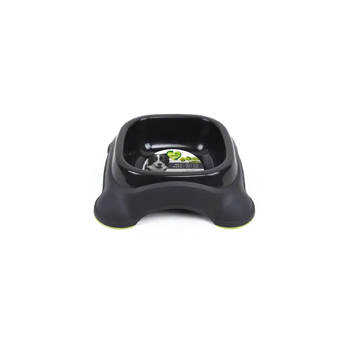 M-Pets Eco Plastic Pet Food Bowl Black 1150ml