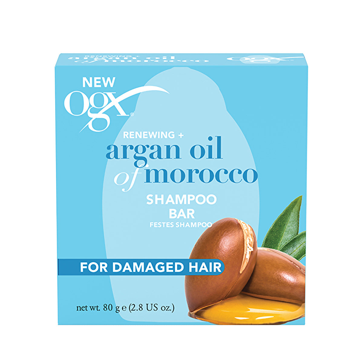 OGX Argan Oil Of Morocco Solid Shampoo - Sulfate Free | 80g - Image #1