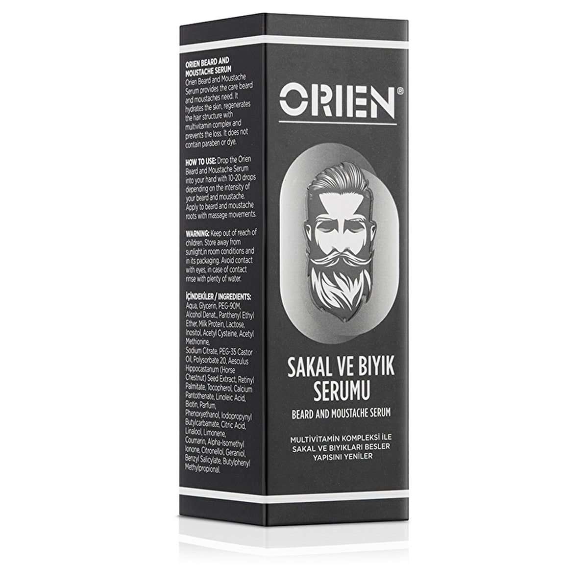 Orien Beard and Mustache Serum 50ml - Nourishing Formula | Paraben-Free - Image #2