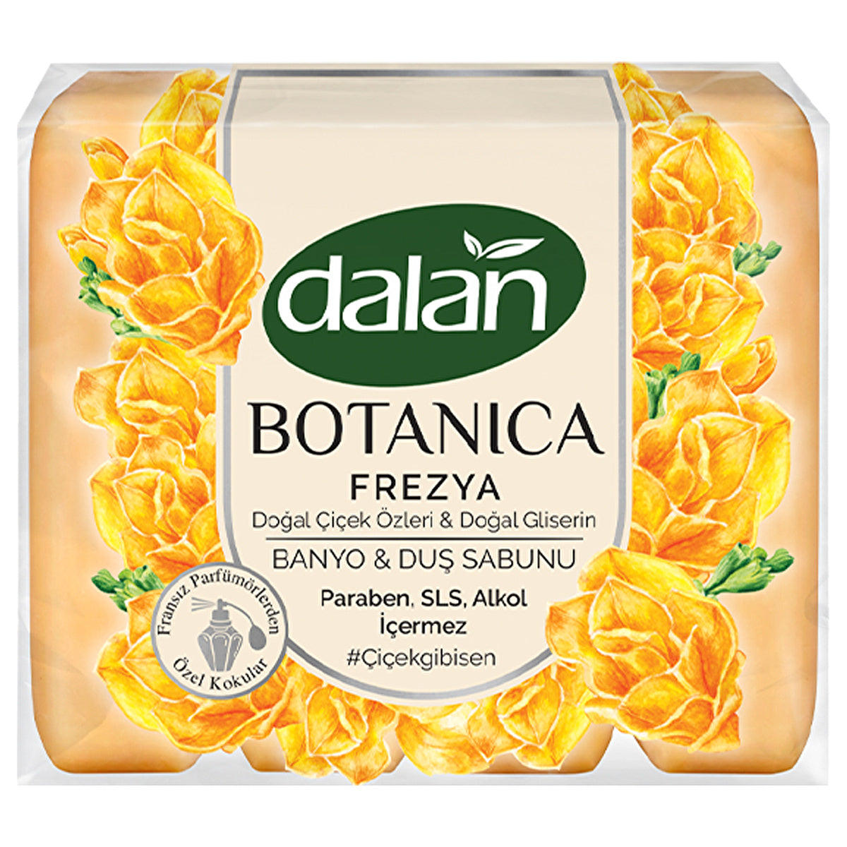 Dalan Botanica Frezyia Soap Set - 4 Bars of 150g | Floral Scent