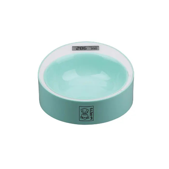 M-Pets Yumi Smart Digital Scale Pet Food Bowl Green
