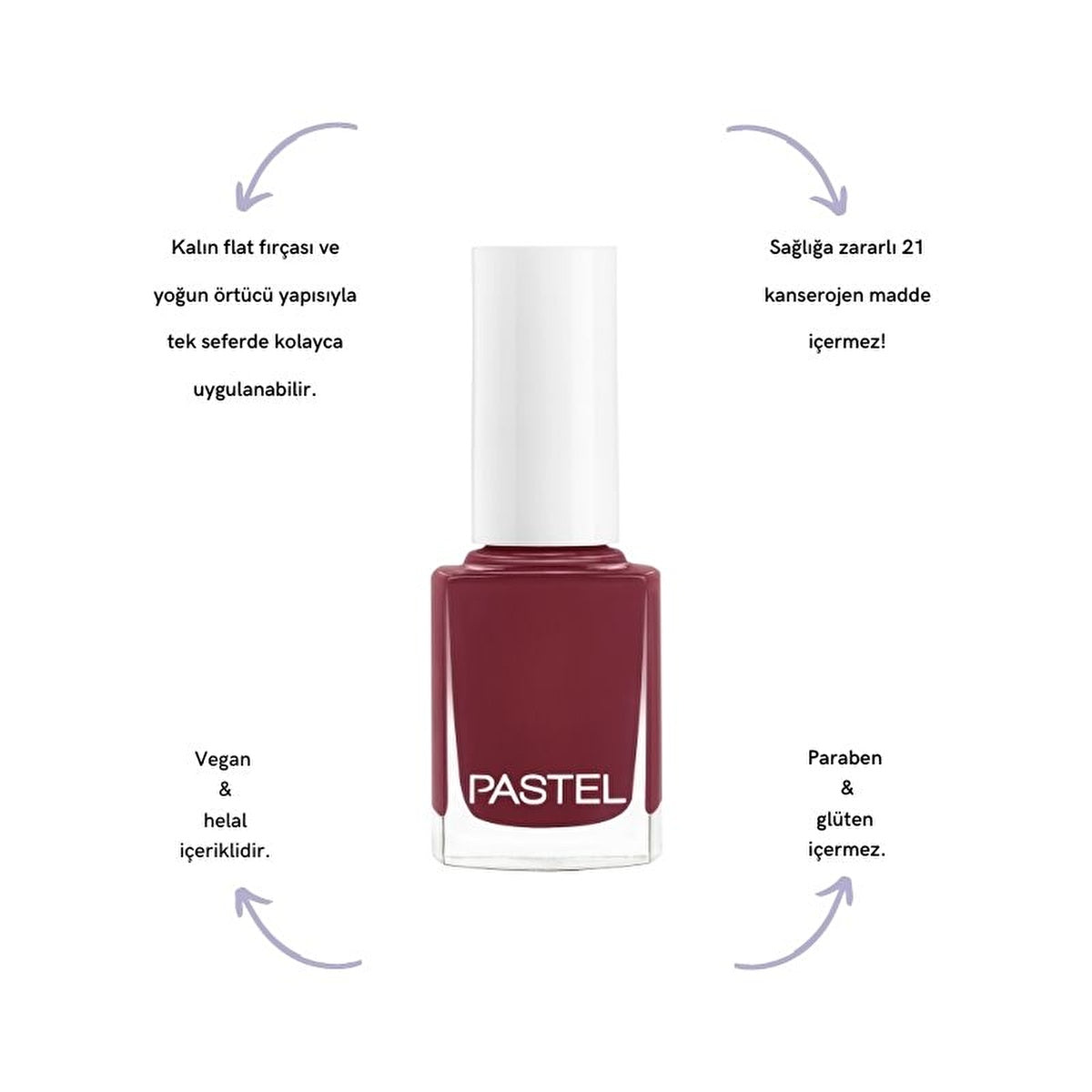 Pastel Nail Polish 369 - Vibrant Fashion Color | 0.44 Fl Oz - Image #1